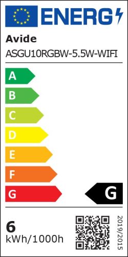 Avide Smart LED GU10 5.5W RGB+W WIFI APP Control ASGU10RGBW-55W-WIFI