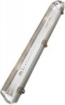   AVIDE Por és Páramentes lámpatest 2 LED fénycsőhöz 0.6m, fém békazárral ATPF-2X18W 2x60