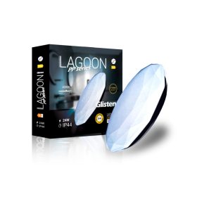   Lagoon PP series Glisten 24 W-os ø390 mm kerek natúr fehér mennyezeti lámpa IP44-es védettségű BHCL1