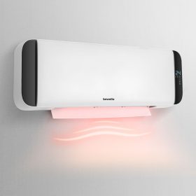  Globiz Fali hősugárzó - 1000/2000W - LED kijelző - 230V - fehér BW2101