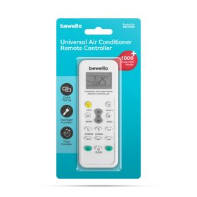   GLOBIZ BW4008  Univerzális légkondicionáló távirányító - 1000 az 1-ben - 2 x AAA - fehér