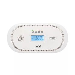 HOME CO10LCD szén-monoxid vészjelző, LCD kijelző , elemes, 2 év elem élettartam, 10 év érzékelő élettartam CO10LCD