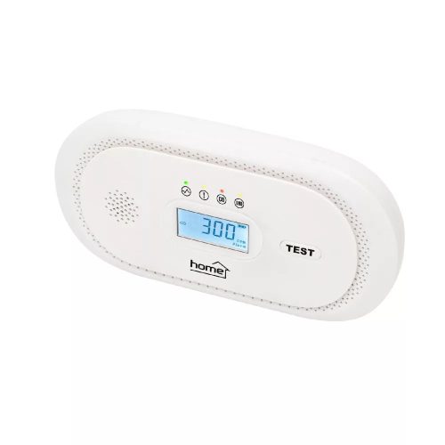 HOME CO10LCD szén-monoxid CO vészjelző, LCD kijelző , elemes, 2 év elem élettartam, 10 év érzékelő élettartam CO10LCD