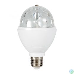 Somogyi Diszkó lámpa, forgó RGB LED, 3W DL 4/27 (DL 4/27)