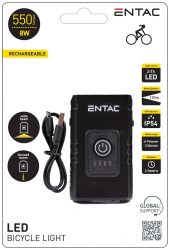 ENTAC BICIKLILÁMPA ALU 8W EBL-8W-ALU
