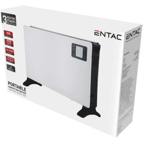   Entac Konvekciós fűtőtest Slim 2000W LED Kijelzővel ECHS2KW-LD