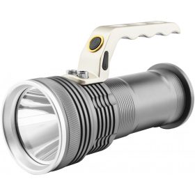   Entac tölthető akumulátoros Elemlámpa 5W T6 Aluminium 2x18650 akku és hálózati töltő tartozék EFL-5W-T6-AL