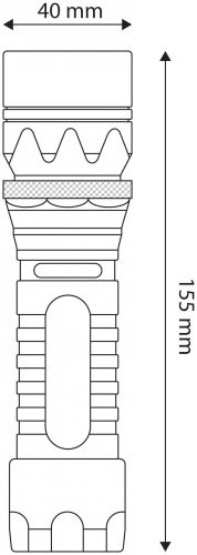 Entac Elemlámpa Fókuszálható Alu 8W EFL-ZOOM-8W-ALU