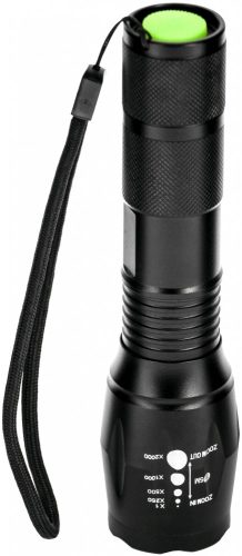 Entac Elemlámpa Fókuszálható Alu 5W (+Biciklikormány adapter) EFL-ZOOM-ALU
