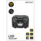 ENTAC FEJLÁMPA 5W SZENZOROS XPE+PIROS FÉNY, FEKETE  (EHL-5W-PB-S)