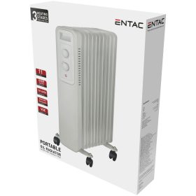 Entac Olajradiátor 11 taggal 2500W Fehér EOH-11FIN2500-W