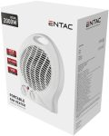   Entac Hordozható Ventilátoros fűtőtest 2000W-Fehér EPFH2000-W