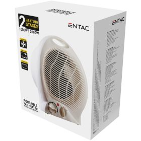   Entac Hordozható Ventilátoros fűtőtest 1000/2000W  EPFH2S-2KW