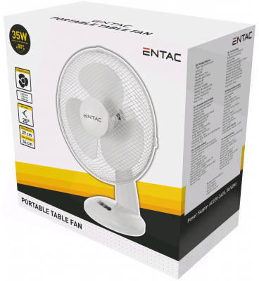 ENTAC EPSTF-35W HORDOZHATÓ ASZTALI VENTILÁTOR 35W
