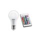 GTV LED A60 E27 9W RGB 830lm AC220-240V  (LD-PC2A60RGBW-9W)