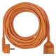 Hosszabbító 20 m / 1 aljzat / narancssárga / PVC / 250 V / 1,5 mm2 EMOS P01220R