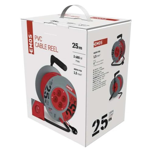 KÁBELDOB 25m-ES 3X1,5 vezetékkel