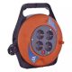 EMOS Kábeldob 10 m / 4 aljzat / fekete / PVC / 230 V / 1 mm2 (P19510)