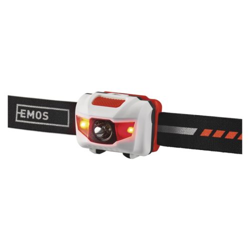 EMOS ELEMES FEJLÁMPA 1 fehér + 2 piros LED (P3521)