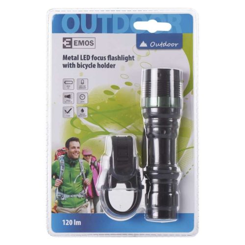 EMOS ZSEBLÁMPA 3W LED 3xAAA FÓKUSZÁLHATÓ P3839
