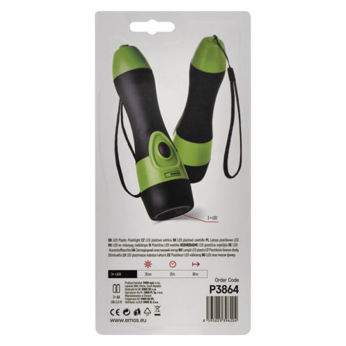 EMOS LED ZSEBLÁMPA 2xAA P3864