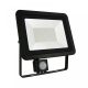 SpektrumLED NOCTIS LUX 2 SMD 230V 50W IP44 NW FEKETE MOZGÁSÉRZÉKELŐS LED REFLEKTOR (SLI029040NW_CZUJNIK)