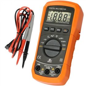   Home SMA 92 digitális multiméter, egyenfeszültség, váltófeszültség, egyenáram, váltóáram, ellenállás, frekvencia mérése, automatikus méréshatárváltás