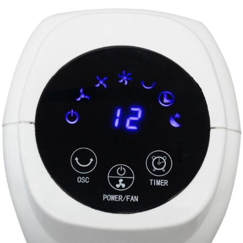 Home TWFR78 oszlopventilátor, 45 W, 3 sebességfokozat, távirányító, kikapcsolás időzítés, oszcillálás TWFR78