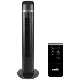 Oszlopventilátor, fekete, 100 cm, 45 W (TWFR 100)