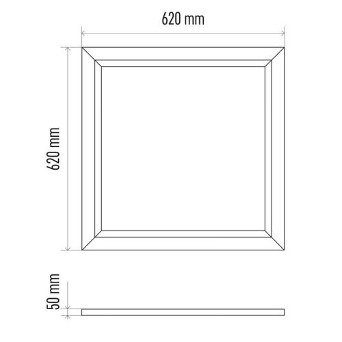 EMOS LED PANEL KERET 60×60CM