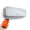 Globiz Smart fali hősugárzó - 1000/2000W - Tuya - 220 - 240V - opál  BW2103B
