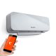 Globiz Smart fali hősugárzó - 1000/2000W - Tuya - 220 - 240V - opál  BW2103B