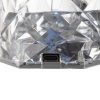 GLOBIZ Rózsa hatású RGB LED-es lámpa - akkumulátoros - akril - USB  DA01021