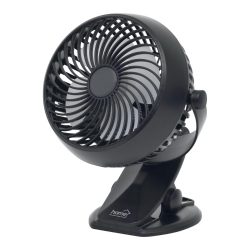 SOMOGYI Csíptetős, akkumulátoros ventilátor CLF 10/BK